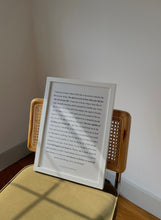 Load image into Gallery viewer, Loving Your Life Framed Print