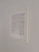 Load image into Gallery viewer, Loving Your Life Framed Print