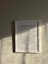 Load image into Gallery viewer, So Proud Of You Framed Print